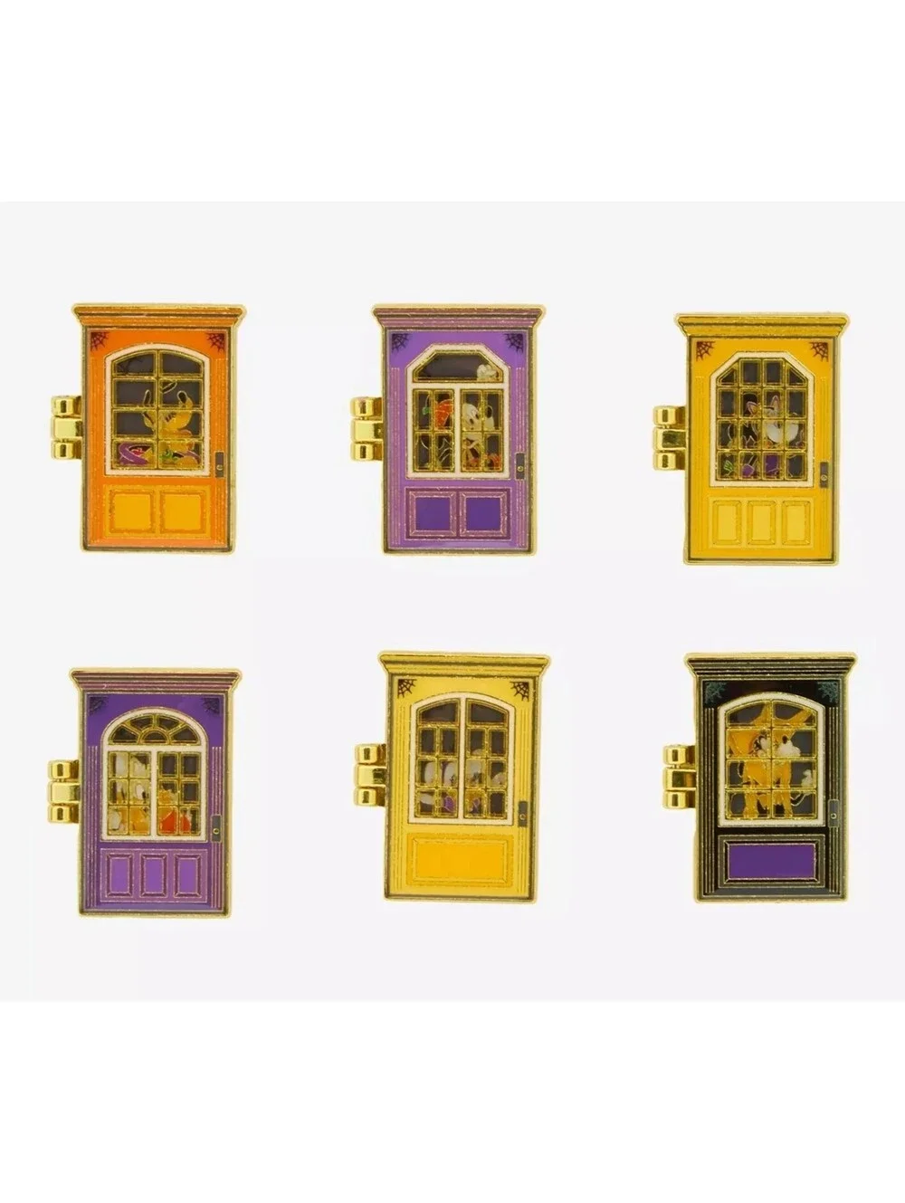 Mickey Mouse & Friends Trick-or-Treat Doors Hinged Blind Box Enamel Pin 6
